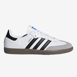 NEW Adidas Samba OG Shoes M5.5/W6.5 Cloud White/Core Black/Clear Granite B75806